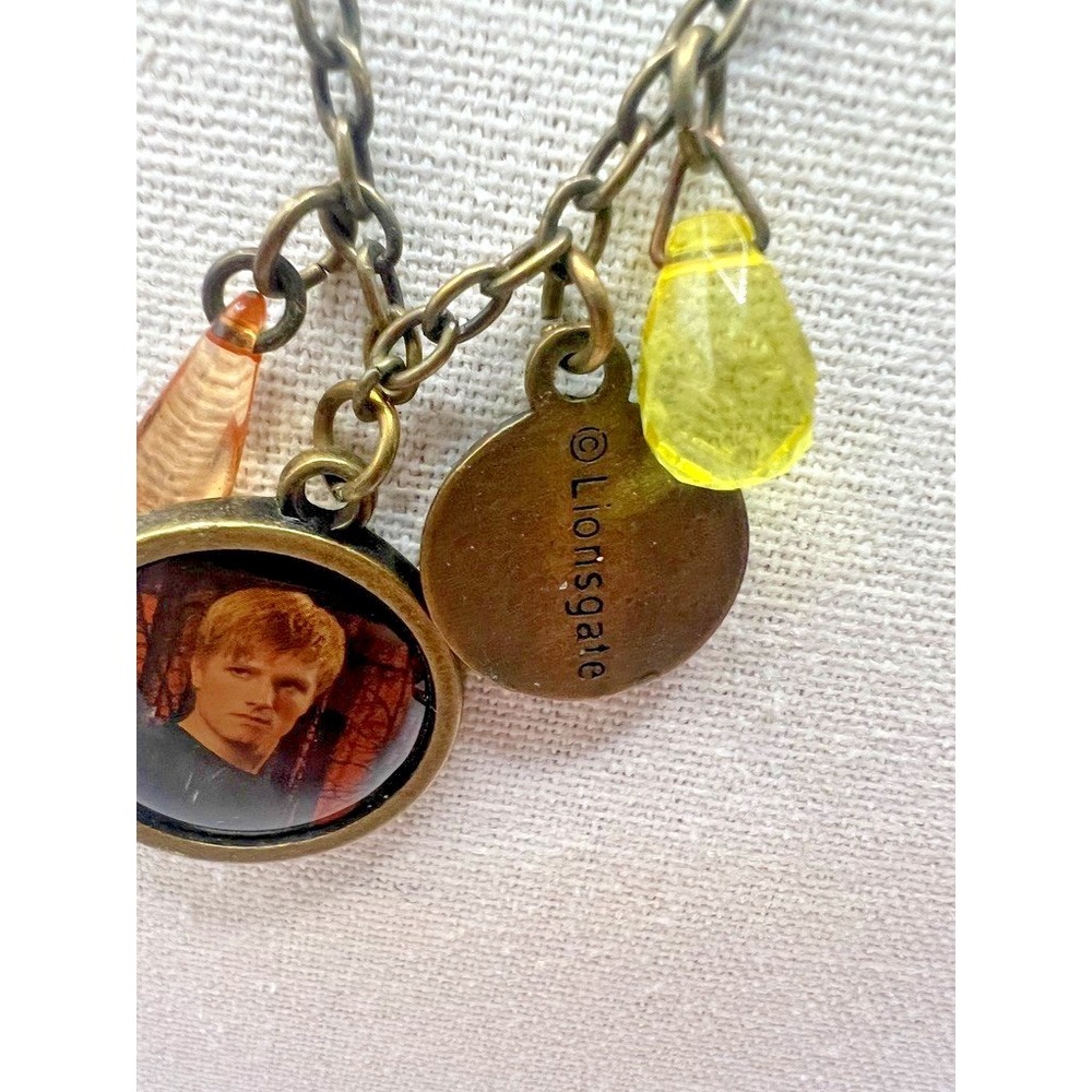 Hunger Games Necklace Peeta Medallion District 12 Official Lionsgate Official - Picture 12 of 14